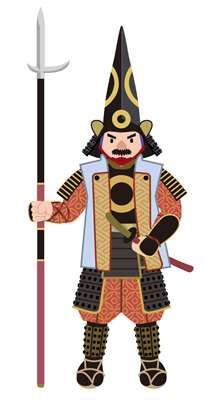 加藤清正の縦長イラスト